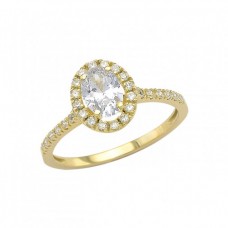 Δαχτυλίδι Χρυσό 14K (RI452 - SR104)